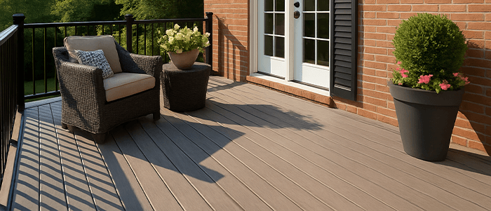 Construction d'une terrasse en bois