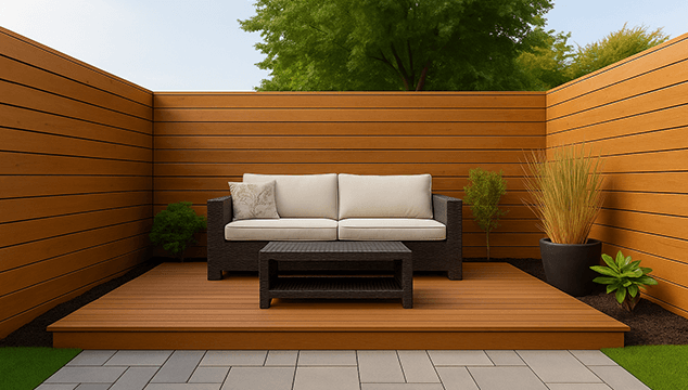 Construction de terrasse