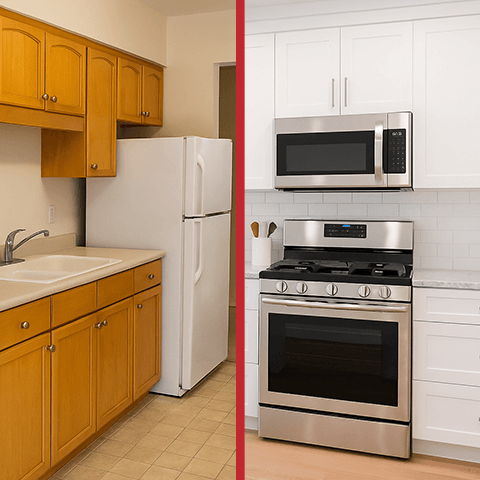 Rénovation avant/après