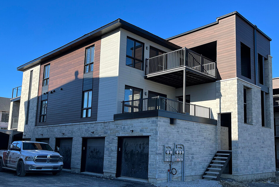 Remplacement du revêtement extérieur en bois d'une maison
